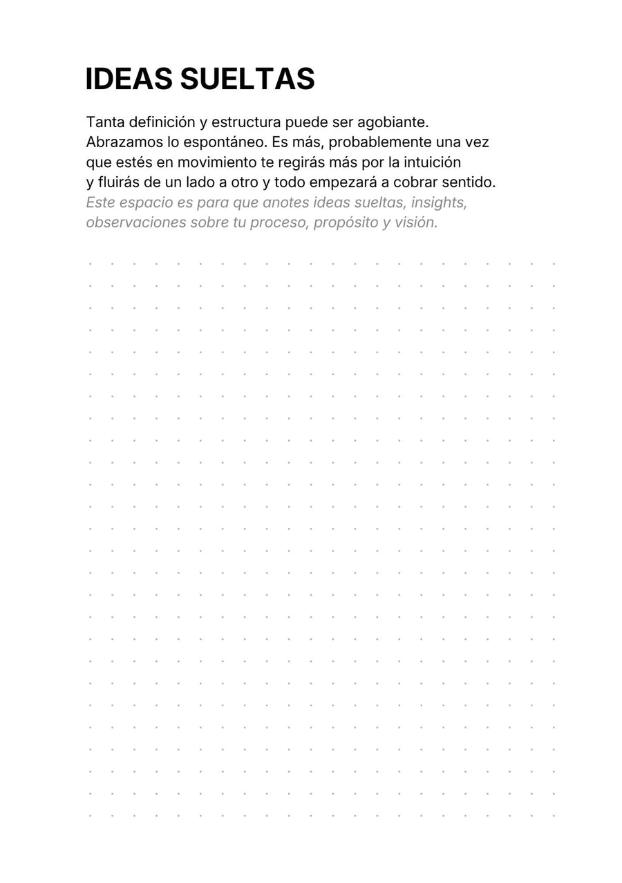 Ideas sueltas